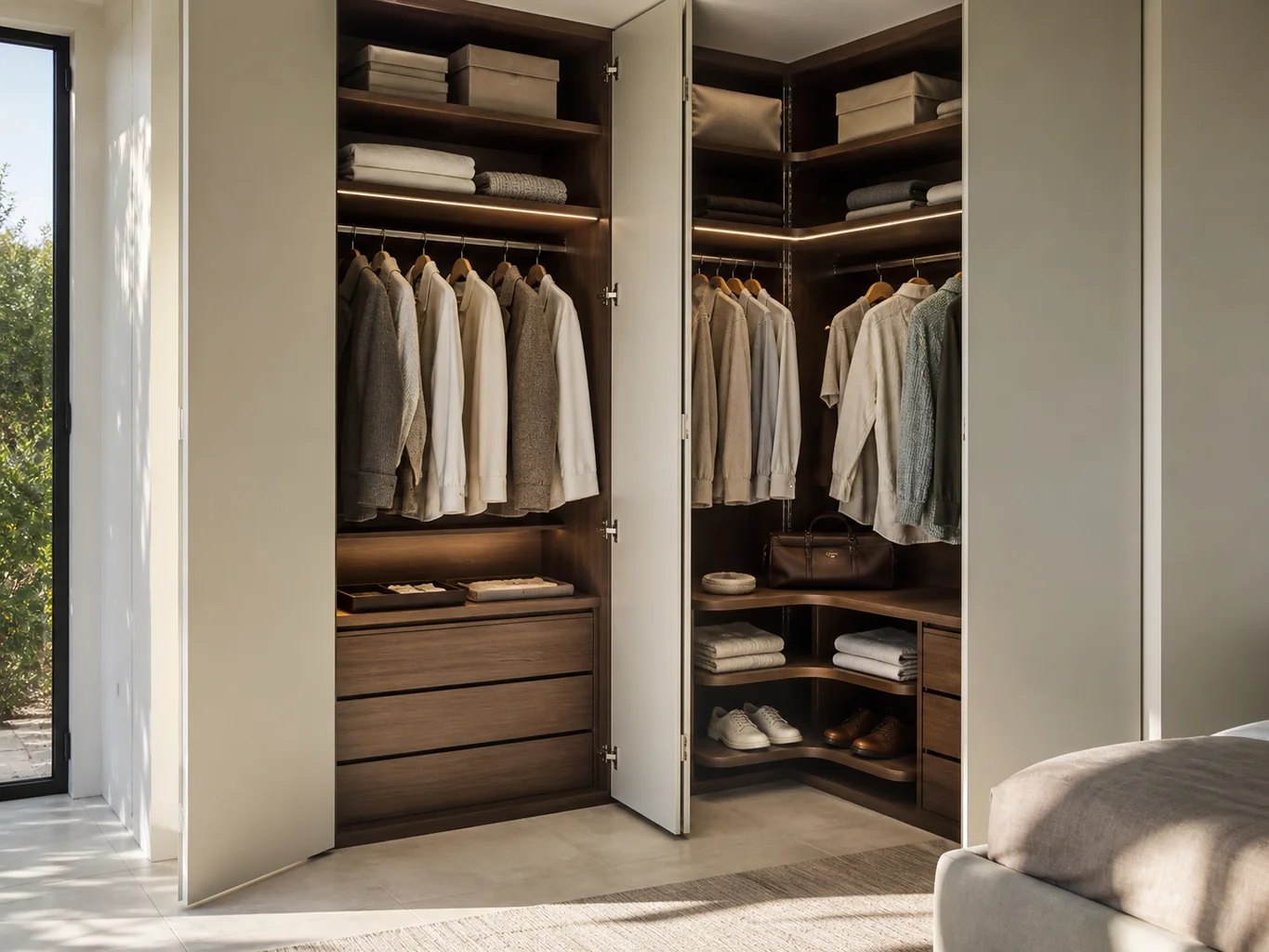 Interiores de armarios para ropa de trabajo en Calpe