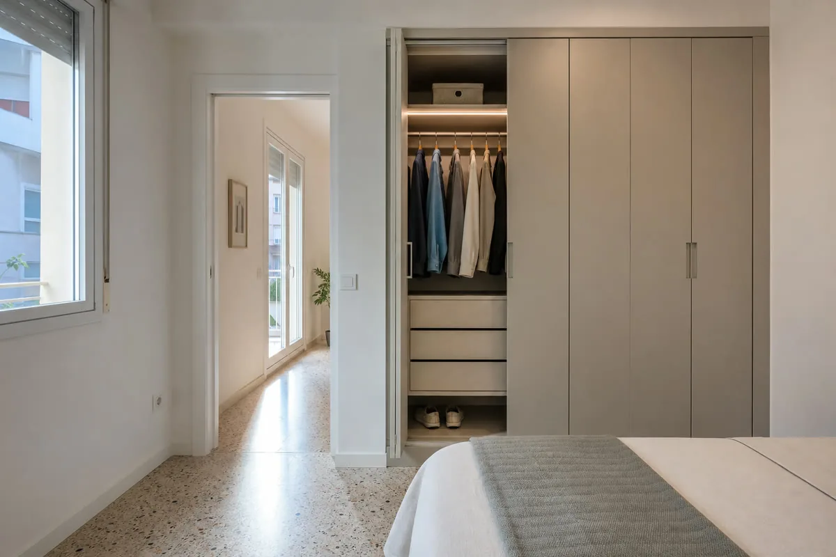 Visualización orientativa de muebles a medida en Canuta, Calpe